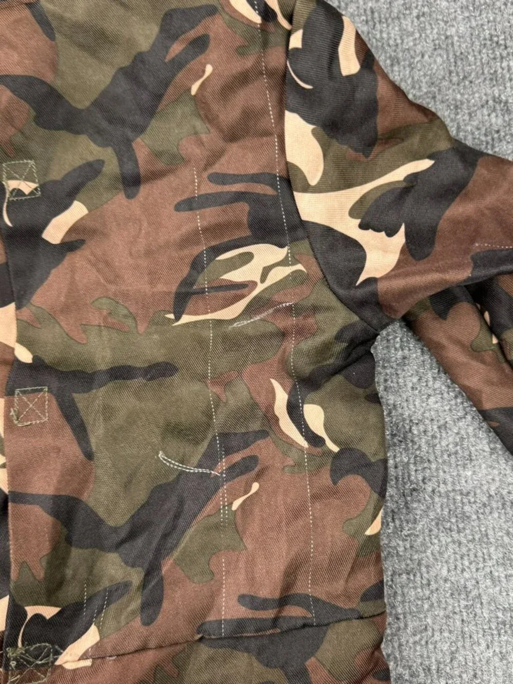 Boys Camouflage Jumpsuit Costume with Tactical Vest - Size Small/Medium